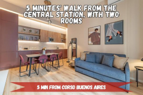 5' from Central Station, with 2 Bedrooms